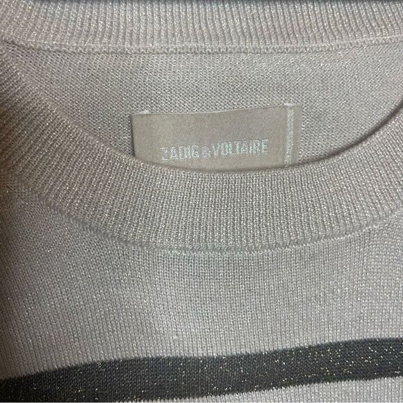Zadig & Voltaire Life We Stripes Sweater NWT MEDIUM - Picture 10 of 13